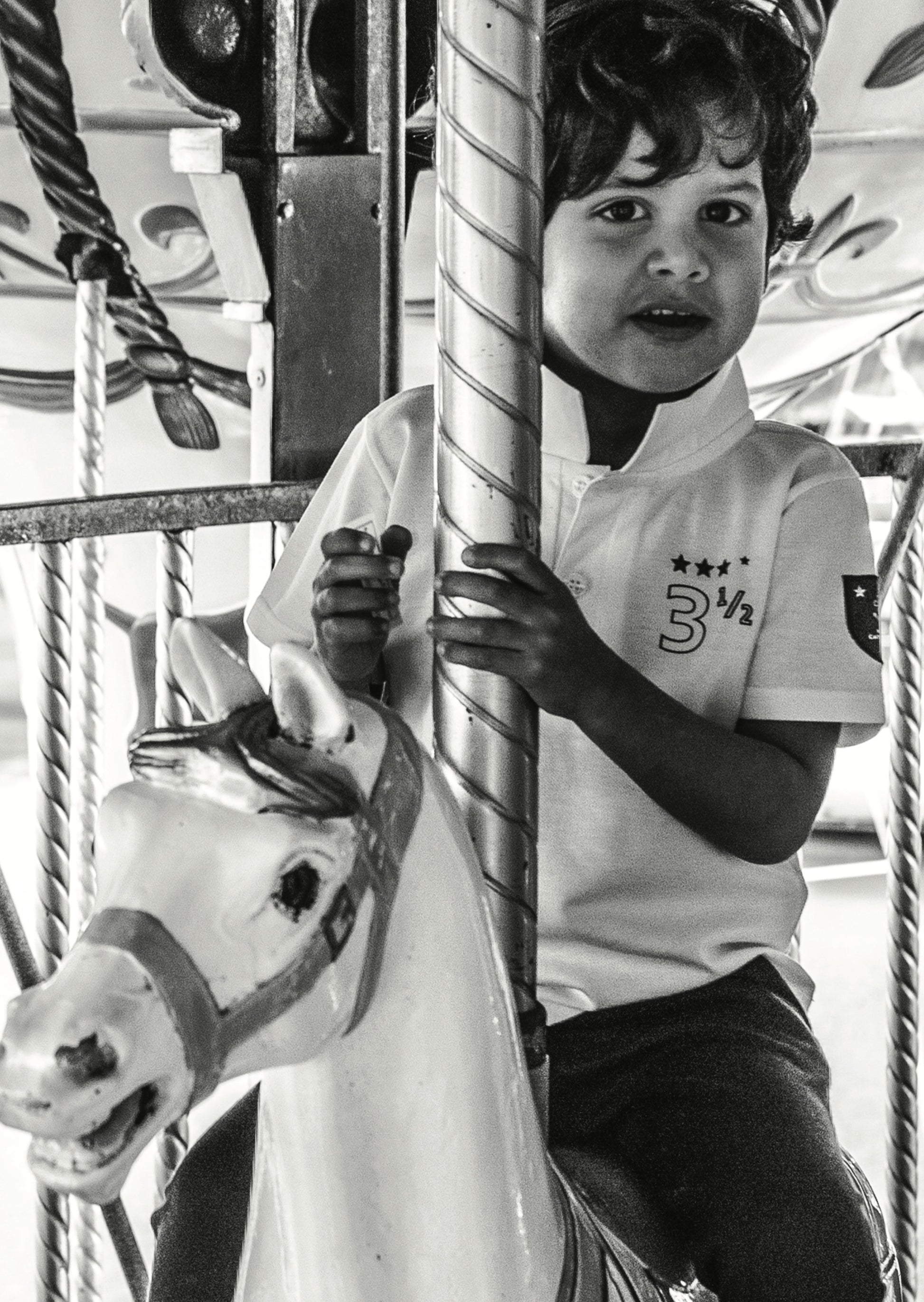 DEMI ANNIVERSAIRE, POLO IVOIRE BRODÉE, 1 AN ET DEMI, CADEAU DEMI ANNIVERSAIRE, COTON BIO, FABRIQUÉ EN FRANCE, 3 ANS ET DEMI, HAPPY HALF BIRTHDAY, ET D'EMIE