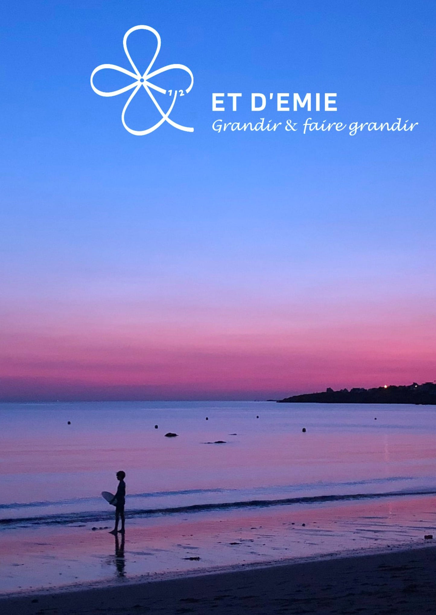 Unisex organic cotton T-shirt 9 MONTHS FOR A 1/2 OF YOU & 1/2 OF ME 🇫🇷