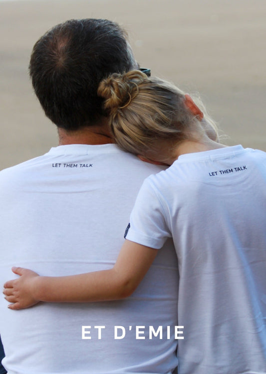 Children's organic cotton T-shirt LET THEM TALK 🇫🇷