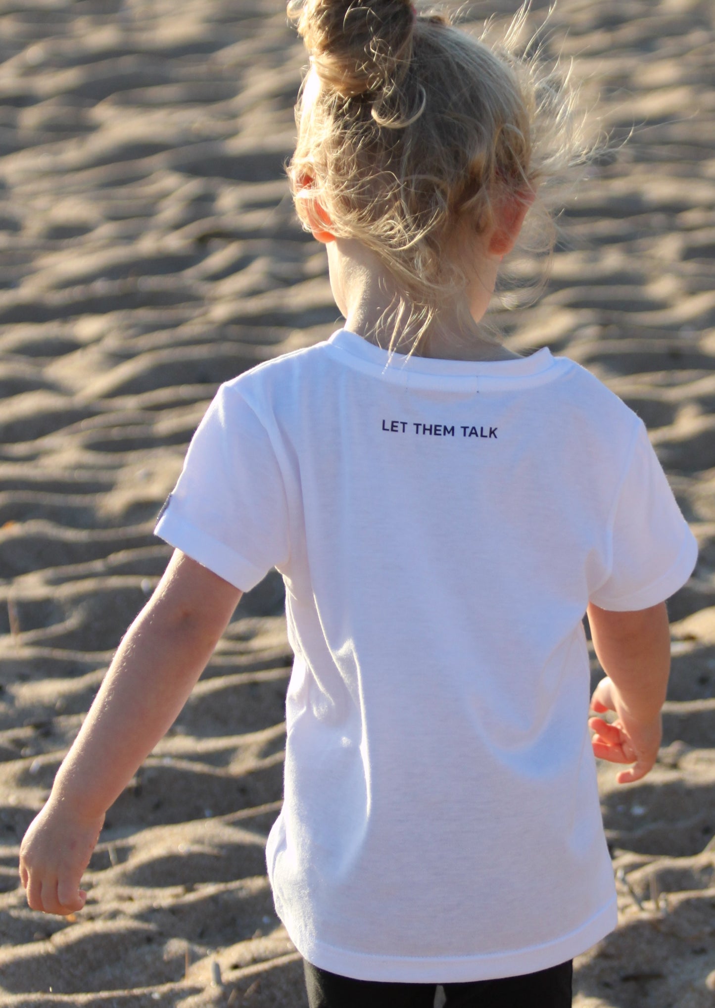 Children's organic cotton T-shirt LET THEM TALK 🇫🇷
