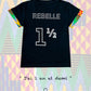 REBELLE "I'm 1 and a half" t-shirt embroidered in organic cotton and wax 🇫🇷